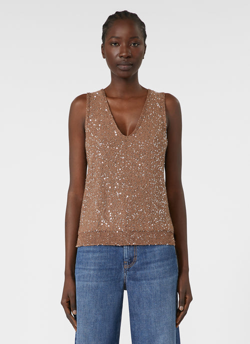 Max Mara Weekend Acaici Sequin Tank