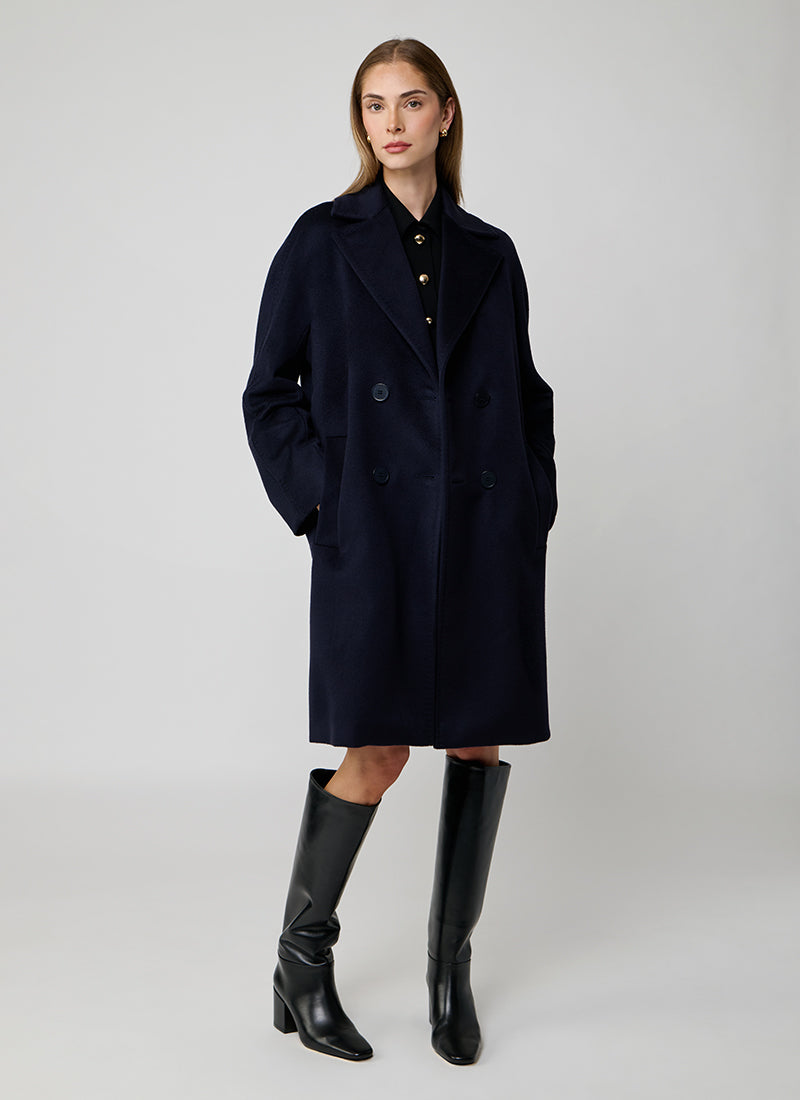 Max Mara Studio Agenda Double Breasted Coat