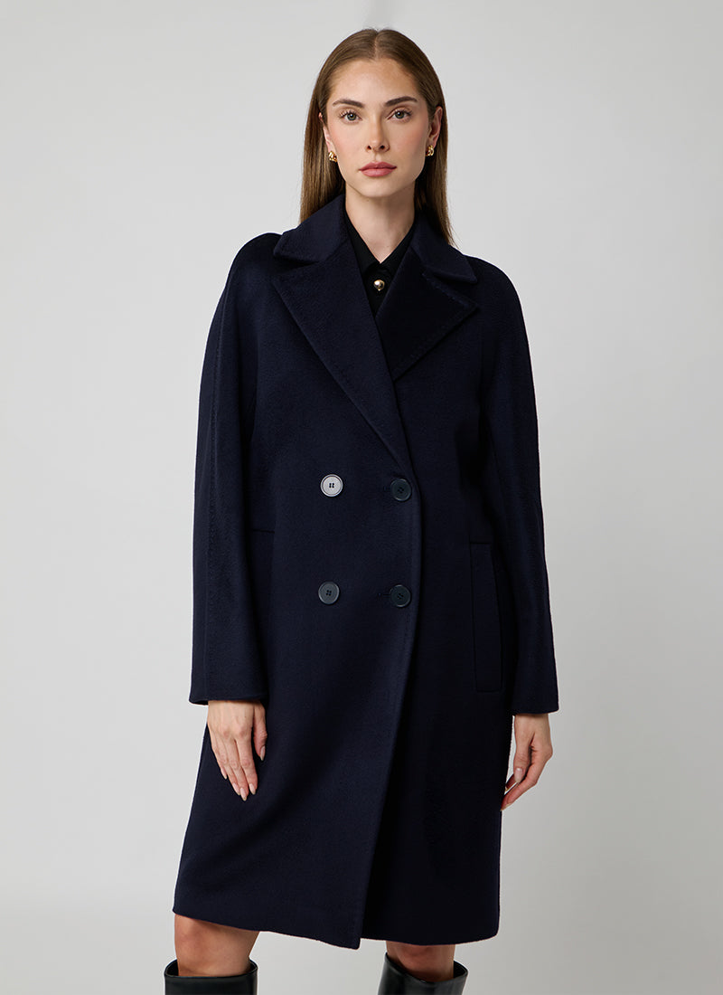 Max Mara Studio Agenda Double Breasted Coat