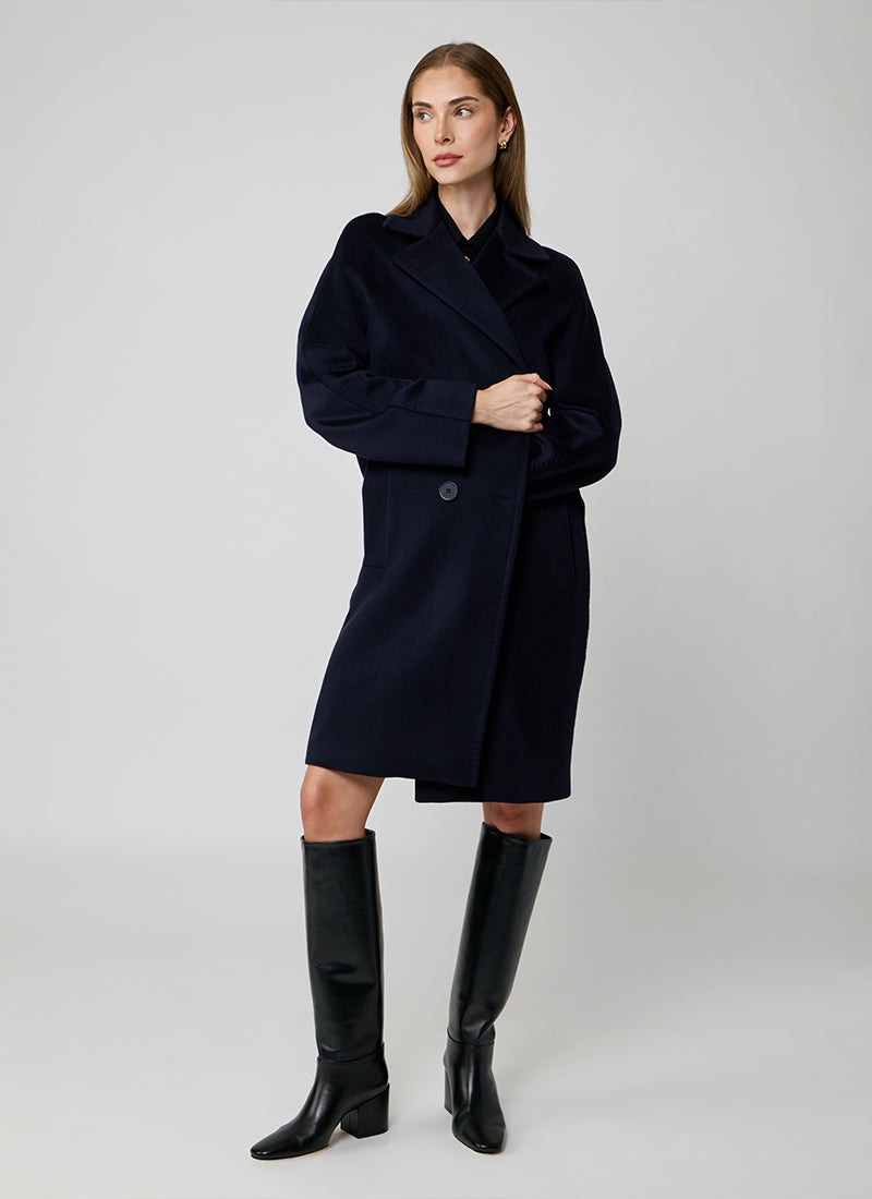 Max Mara Studio Agenda Double Breasted Coat