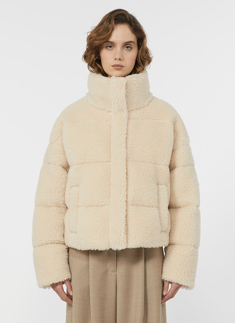 Max Mara Weekend Alfredo Faux Shearling Quilted