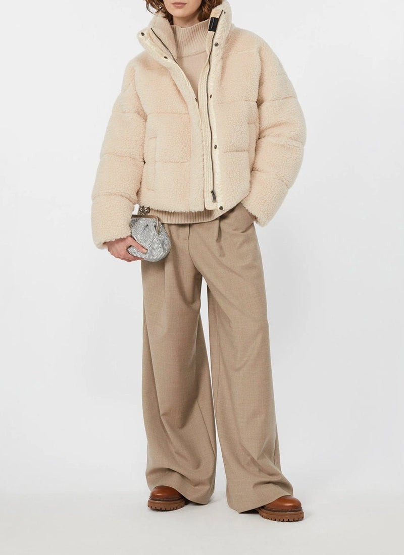 Max Mara Weekend Alfredo Faux Shearling Quilted