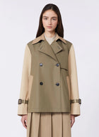 Max Mara Weekend Biglia Gaberdine Short Trench Coat