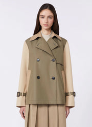 Max Mara Weekend Biglia Gaberdine Short Trench Coat