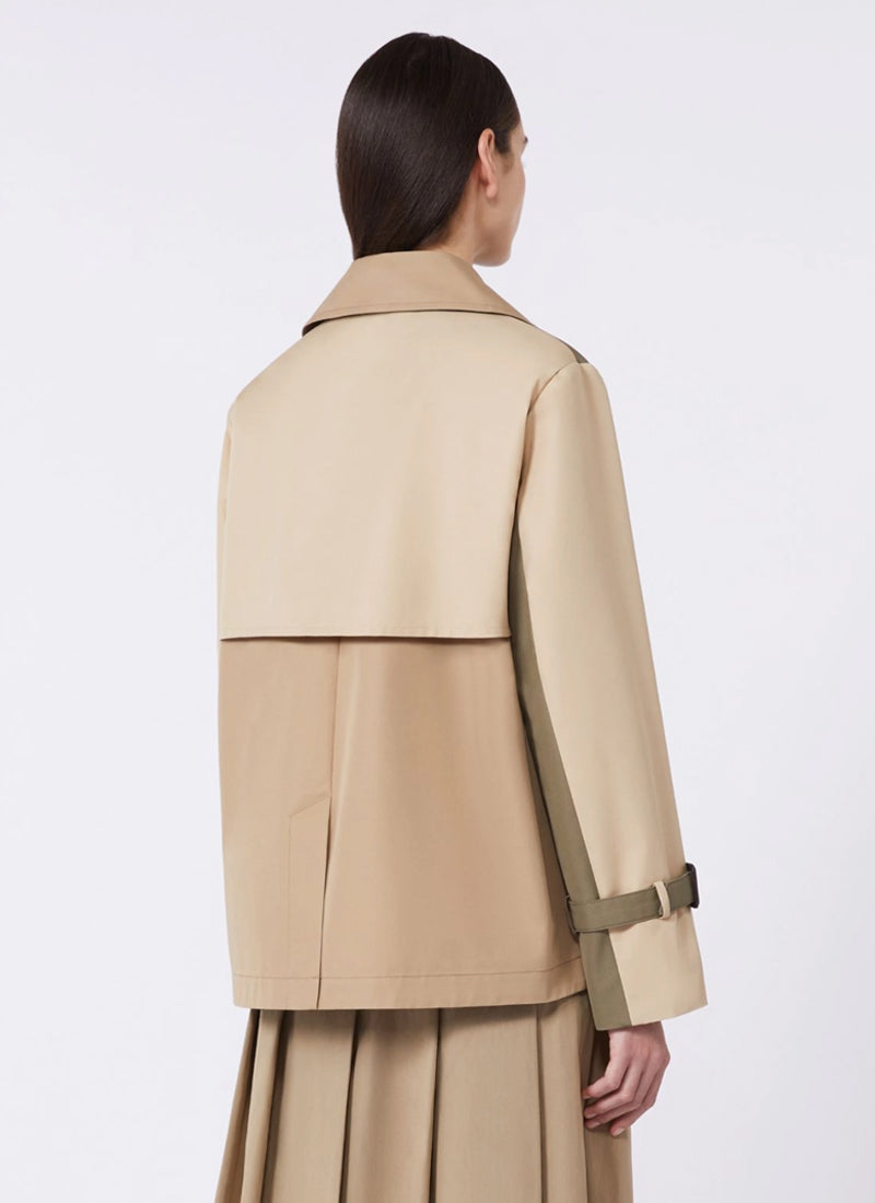 Max Mara Weekend Biglia Gaberdine Short Trench Coat