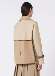 Max Mara Weekend Biglia Gaberdine Short Trench Coat