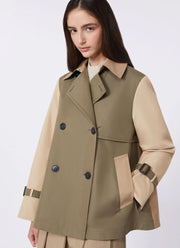 Max Mara Weekend Biglia Gaberdine Short Trench Coat