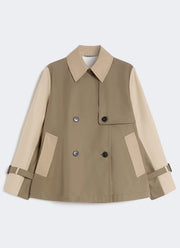 Max Mara Weekend Biglia Gaberdine Short Trench Coat