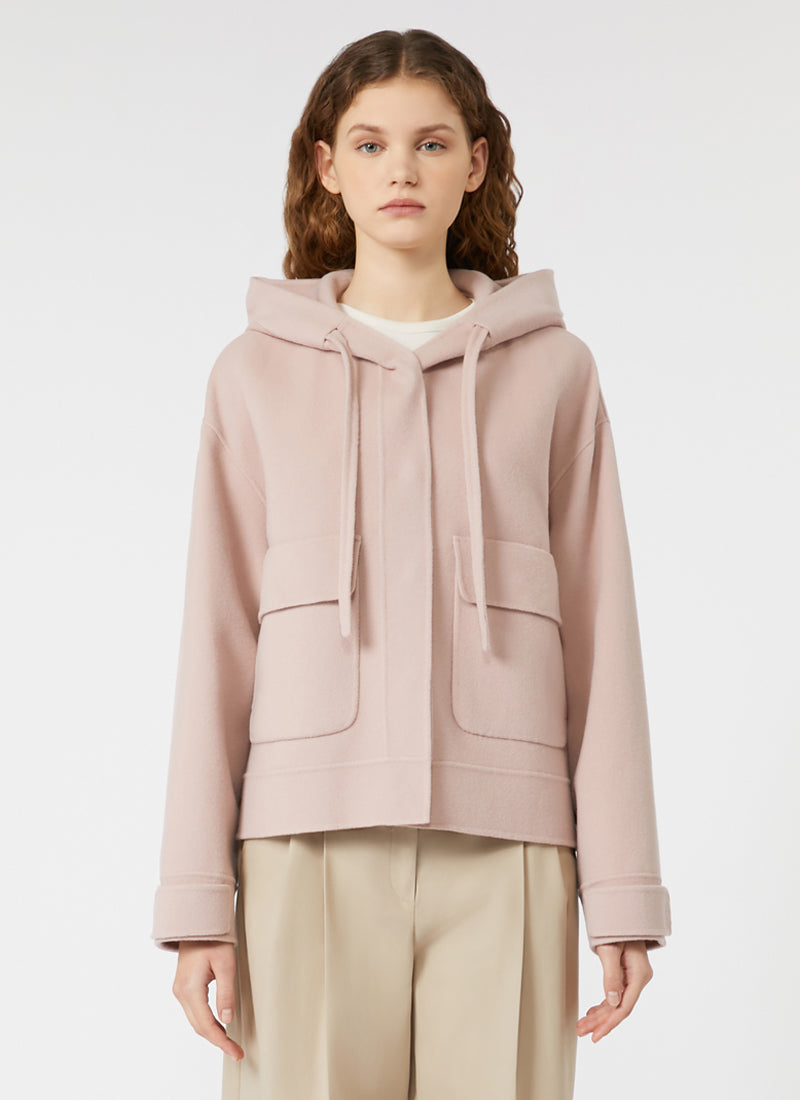 Max Mara Weekend Gary Hooded Wool Jacket