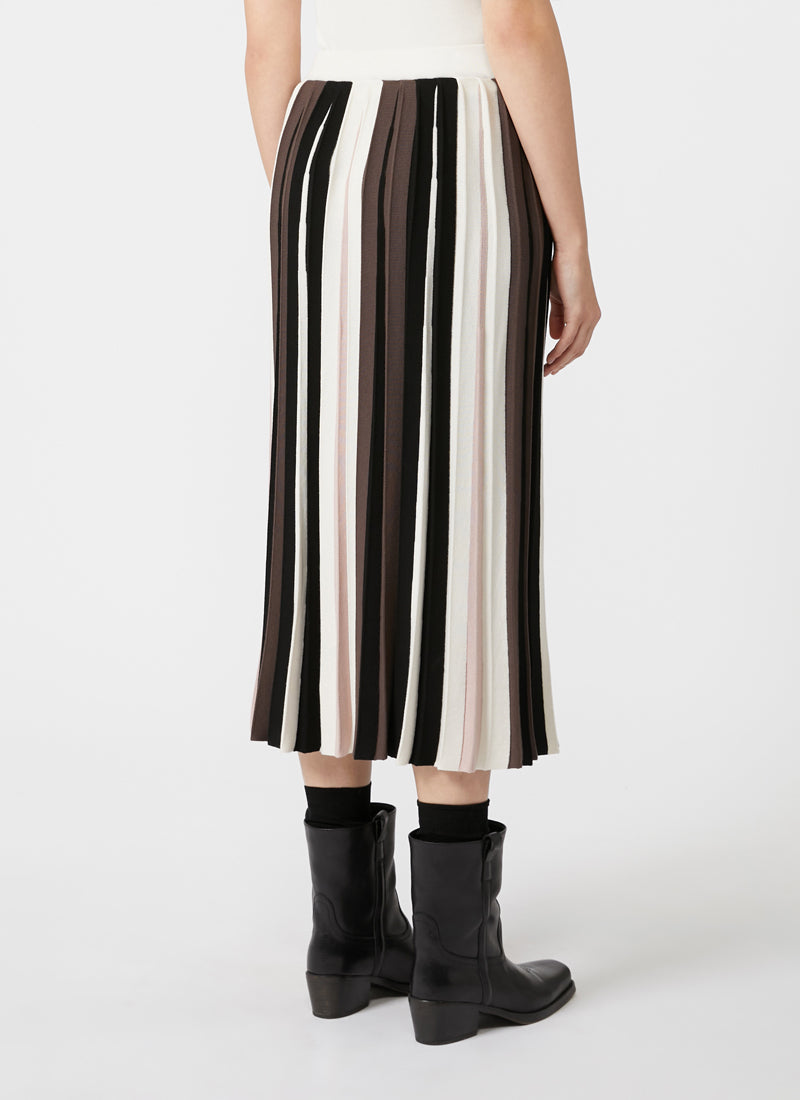 Max Mara Weekend Pleiadi Pleated Knit Skirt