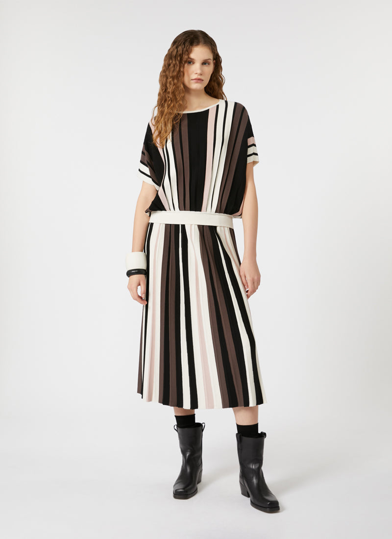 Weekend Max Mara Pleiadi Pleated Knit Skirt