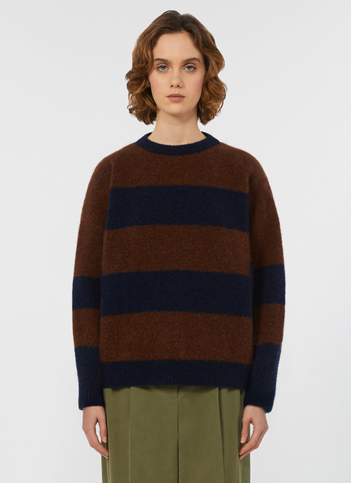  Tuono Wool Alpaca Stripe Sweater by Max Mara Weekend at Andrews 