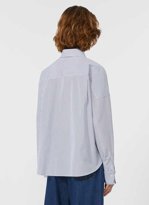 Max Mara Weekend Arturo Poplin Stripe Shirt