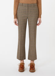 Max Mara Weekend Baco Check Wool Trouser