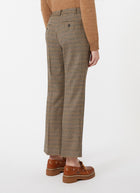 Max Mara Weekend Baco Check Wool Trouser