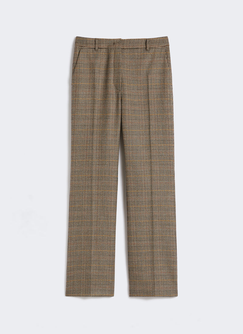 Max Mara Weekend Baco Check Wool Trouser