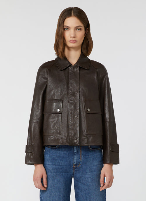 Max Mara Weekend Berbice Leather Jacket