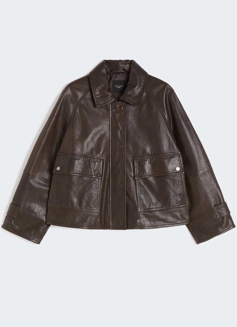 Max Mara Weekend Berbice Leather Jacket