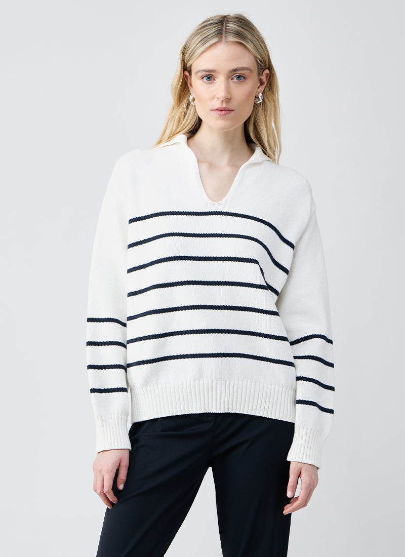 MM Billy Stripe Polonk Sweater