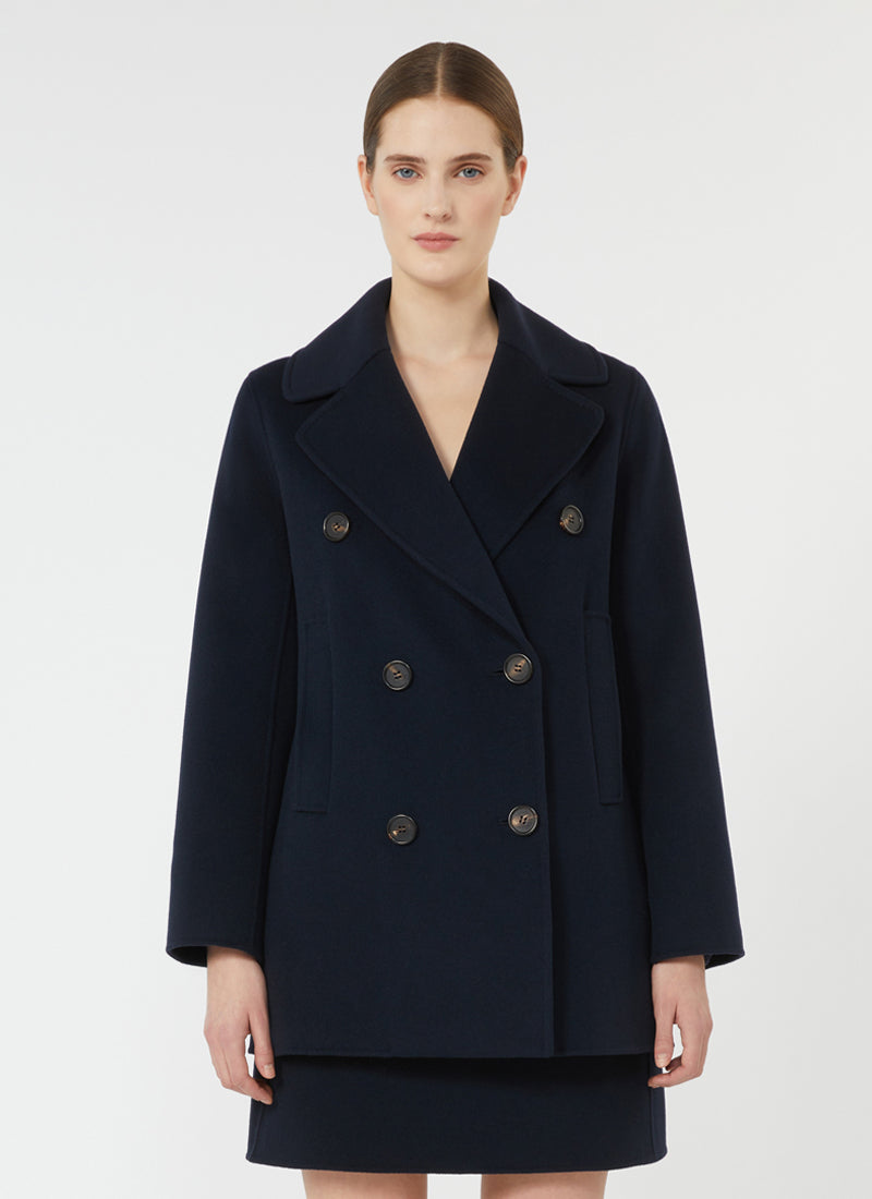 Max Mara 'S Caban Pea Wool Coat