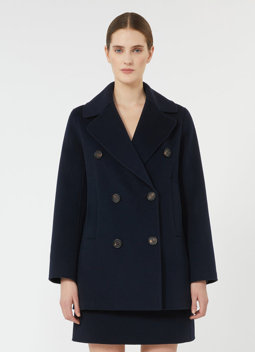 Max Mara 'S Caban Pea Wool Coat