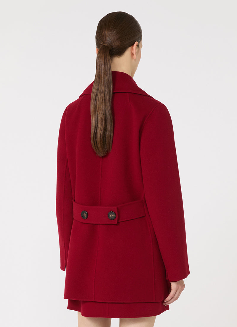 Caban Pea Wool Coat