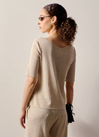 MM Caraibi Plissé Short Sleeve Top