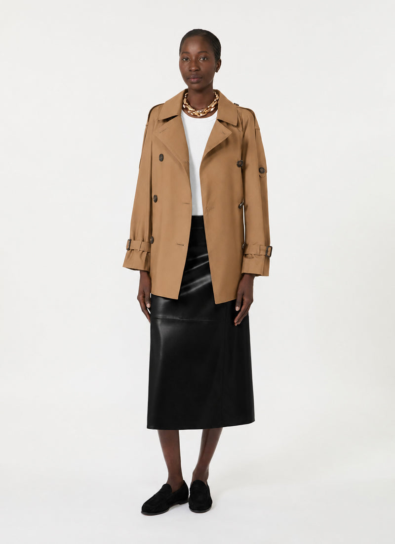 'S Max Mara Crisma Faux Leather Skirt