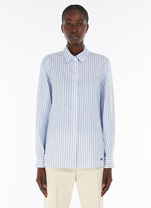 Max Mara Weekend Josef Striped Linen Shirt