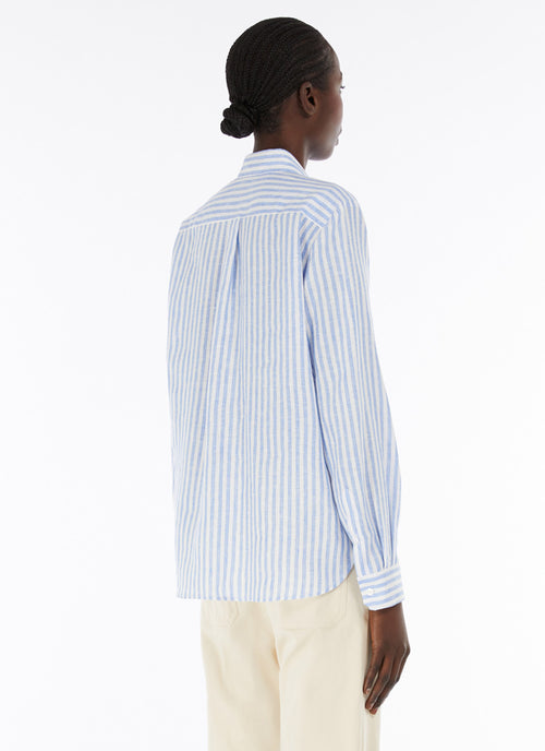 Max Mara Weekend Josef Striped Linen Shirt