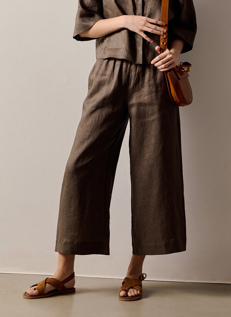 MM Minnie Wide Linen Pant