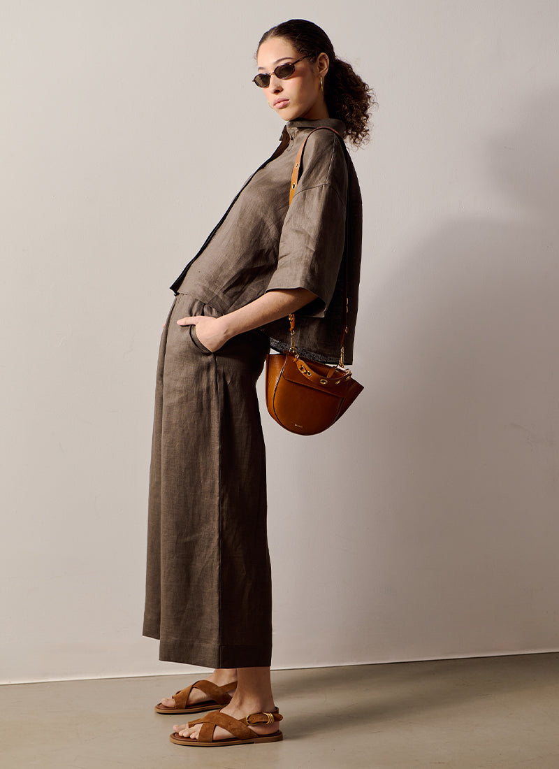 MM Minnie Wide Linen Pant
