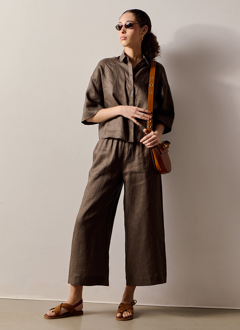 Mirano Elbow Linen Shirt