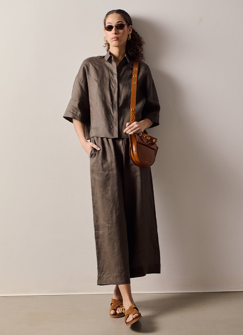 MM Minnie Wide Linen Pant