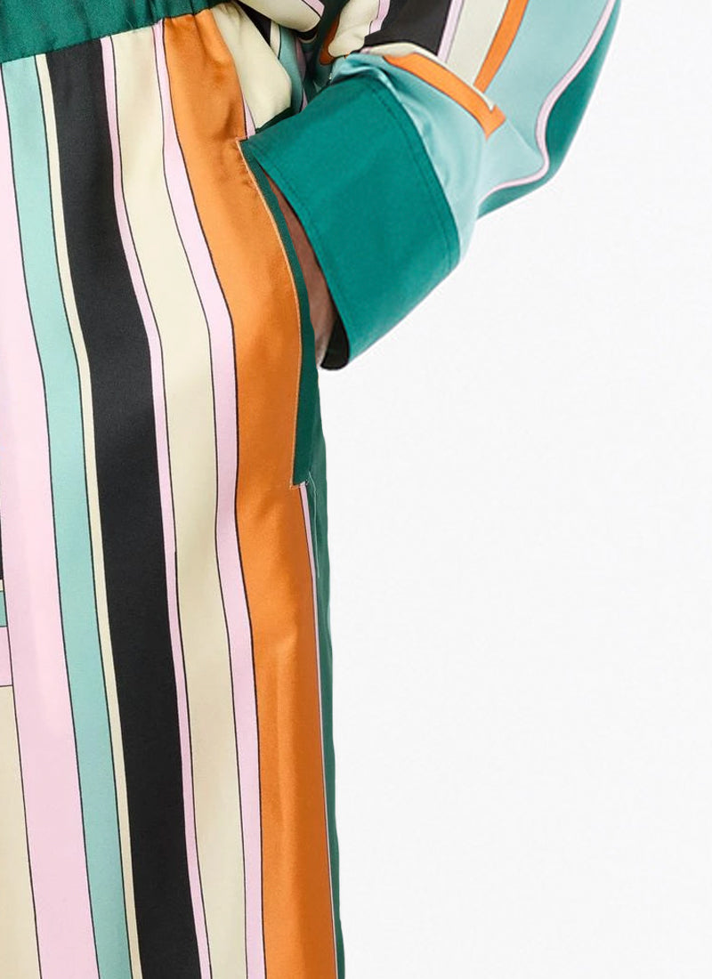 Max Mara Weekend Ottavo Graphic Silk Pant