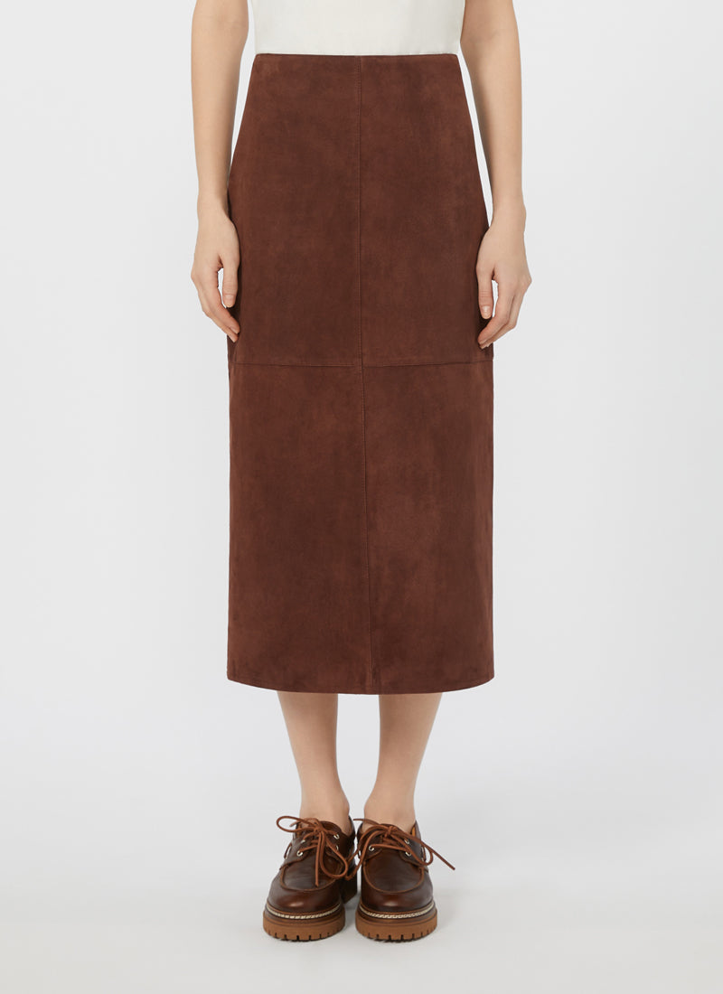 Max Mara Weekend Pala Suede Skirt