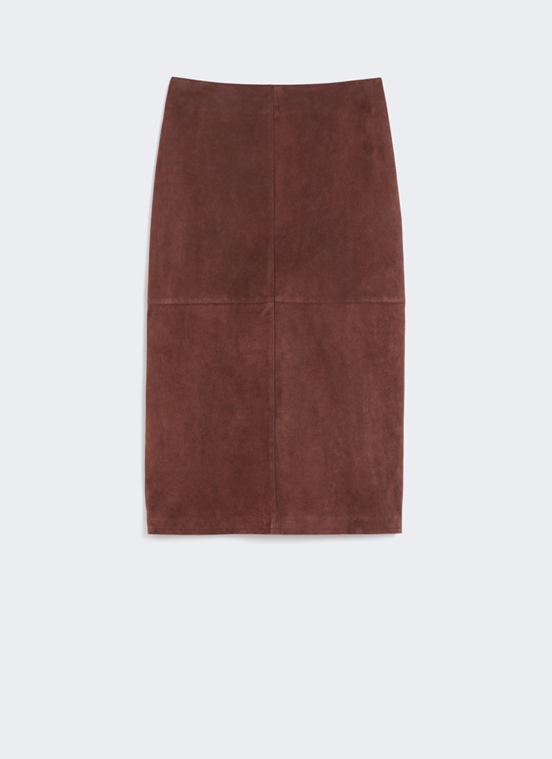 Max Mara Weekend Pala Suede Skirt