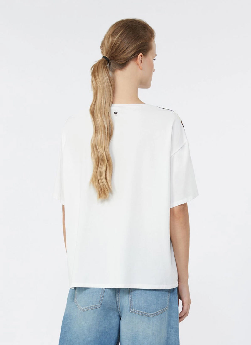 Max Mara Weekend Pampas Cotton Silk T-Shirt