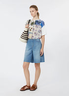 Max Mara Weekend Pampas Cotton Silk T-Shirt