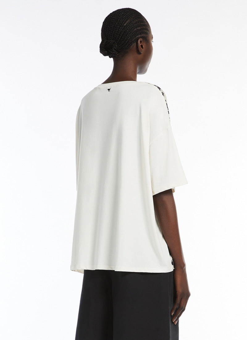 Max Mara Weekend Pampas Printed Cdc Top