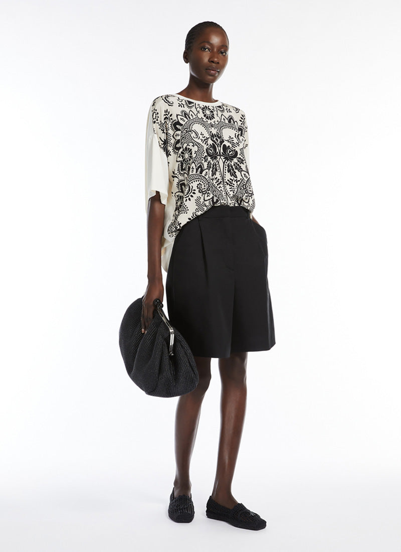 Max Mara Weekend Pampas Printed Cdc Top