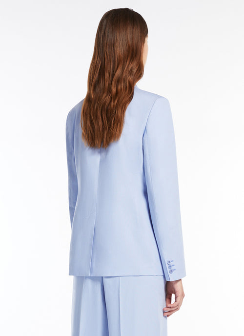 Max Mara Weekend Quito 1 Button Cotton Linen Blazer