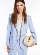 Max Mara Weekend Quito 1 Button Cotton Linen Blazer