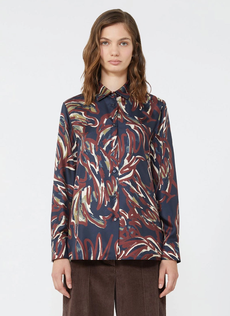 Rive Twill Silk Shirt