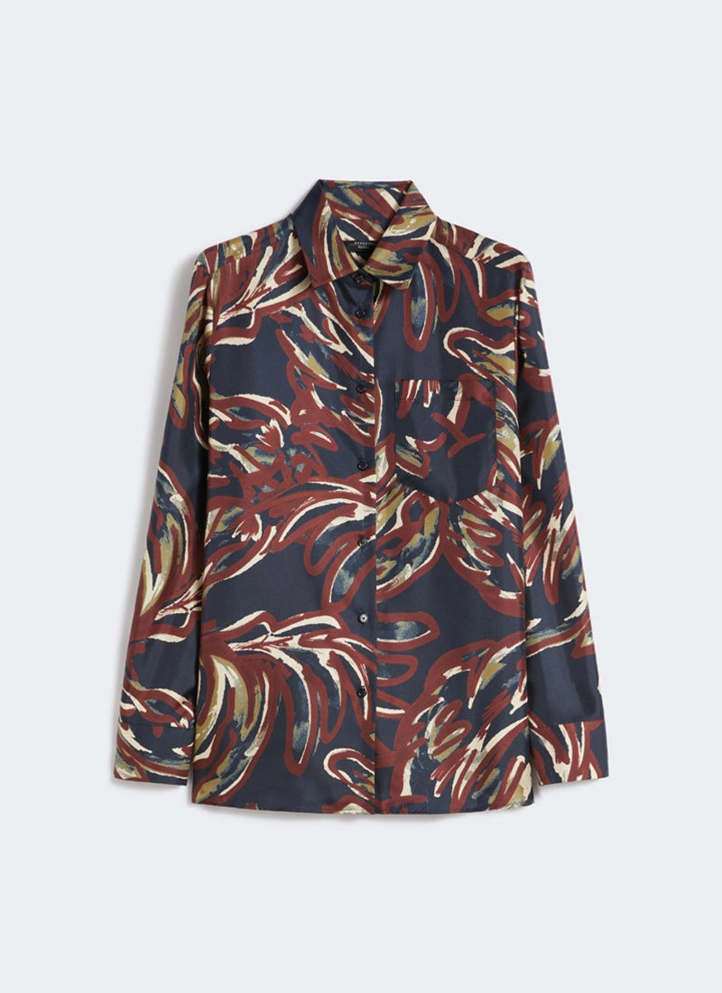 Rive Twill Silk Shirt