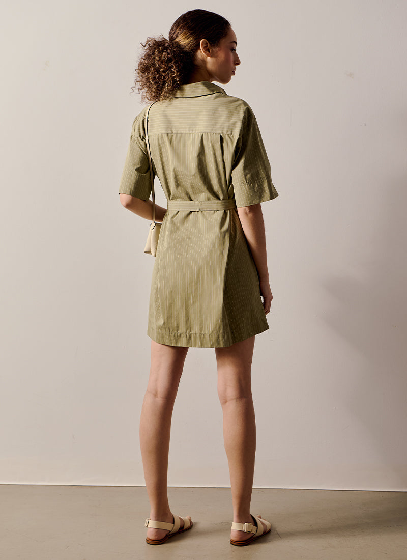 MM Sospiro Stripe Belted Tunic