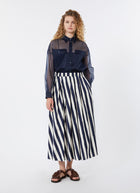 Max Mara Weekend Uomo Cotton Midi Skirt