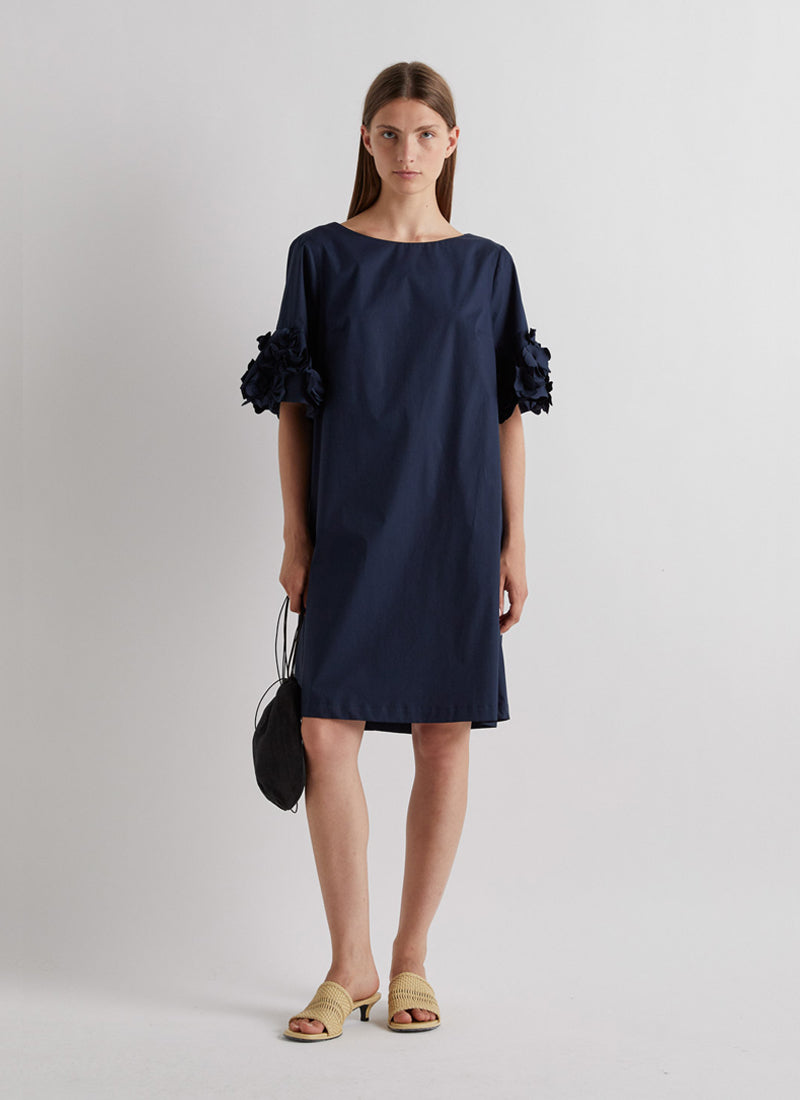MEIMEIJ Ruffle Sleeve Knee Length Dress