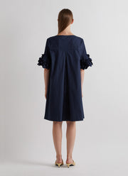 MEIMEIJ Ruffle Sleeve Knee Length Dress