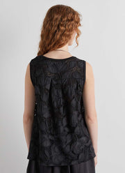 MEIMEIJ Sleeveless Lace Combo Top
